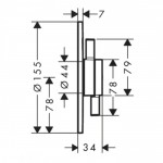 Potinkinis dušo komplektas HANSGROHE Pulsify S, HANSG9-2